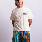 Double Stripes Split Swim Short