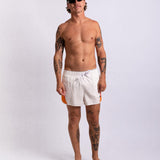 80s Tanning Swim - White