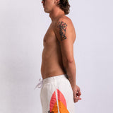 80s Tanning Swim - White