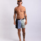Panels Swim Short - Blue