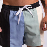 Panels Swim Short - Blue