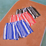 Multi Stripe Swim Short - Red