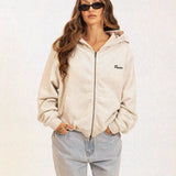 Logo Zip Hoodie