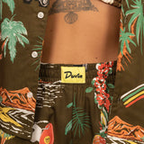Palm Crop Buttonup - Brown