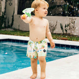Pastel Palmy Swim Short - Boys