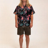 Midnight Lily Cabana Shirt