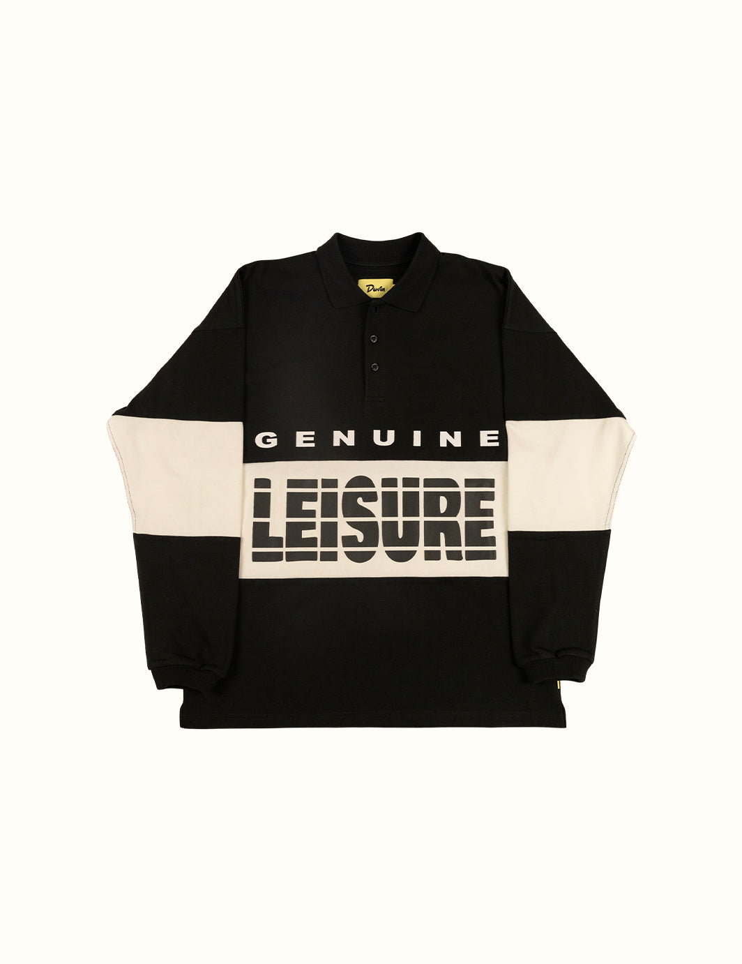 Genuine Leisure Rugby Polo - Black