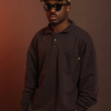 Duvin Polo Fleece - Black