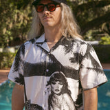 Pool Cat Buttonup - Black