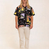 Neon Marlin Cabana Shirt