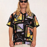 Neon Marlin Cabana Shirt
