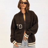 DD Knit Zip Cardigan