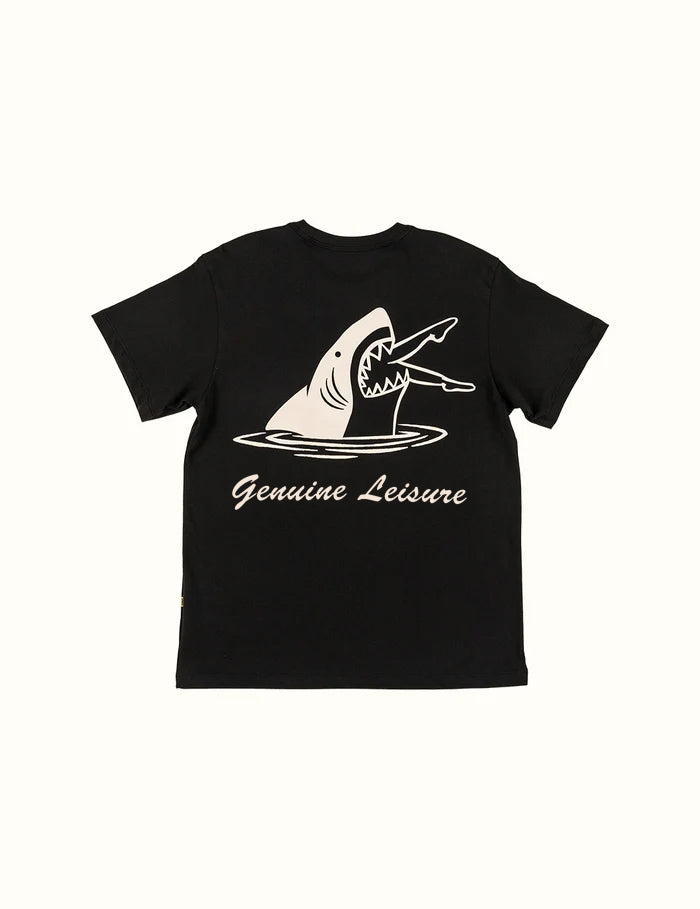 Shark Pima Tee - Black