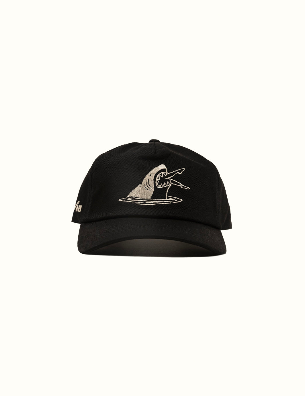 Shark Bite Hat - Black