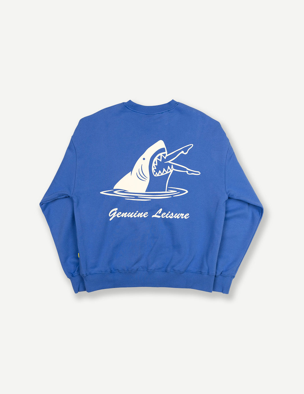 Shark Bite Crew Sweater - Blue