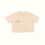 Shoreline Crop Tee Ivory