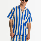 Travel Stretch Buttonup Blue