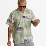 Bar Tab Leisure Stretch Buttonup