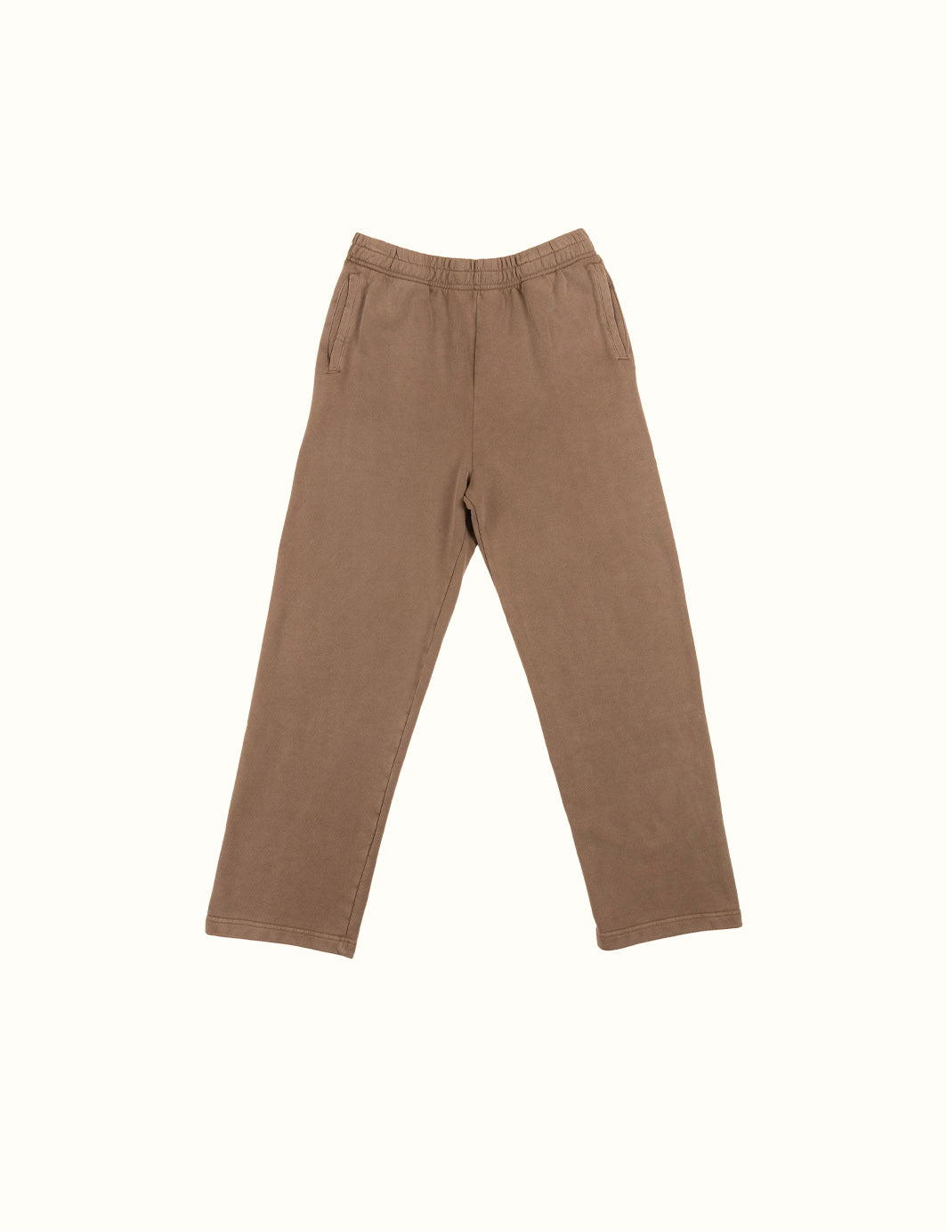 Wide Leg Sweatpant - Brown