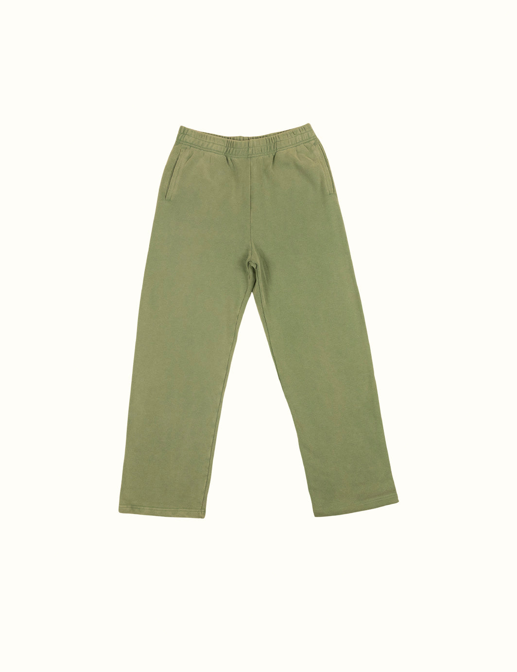 Wide Leg Sweatpant - Green