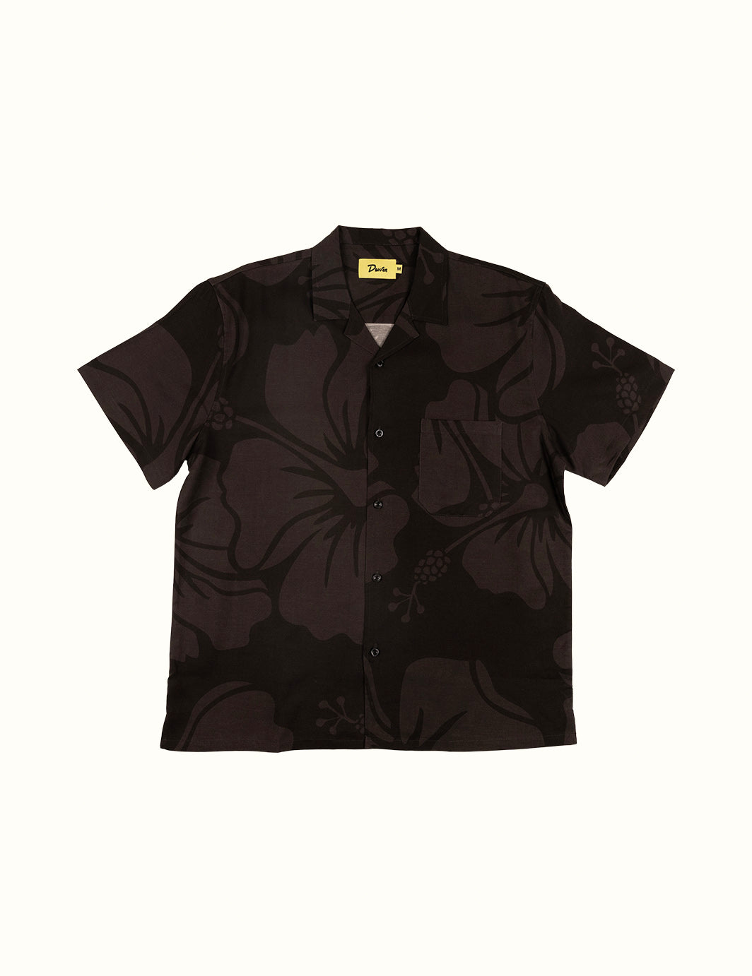 Trouble In Paradise Buttonup - Midnight Black