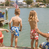 Paradise Swim Short Red - Boys