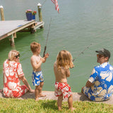 Paradise Swim Short Red - Boys