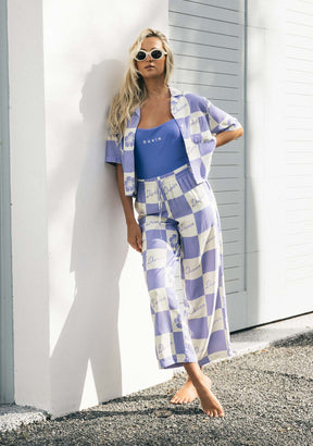 Violet Vacation One Piece