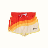 Wavy Tanning Swim - Red