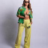 In Clouds Tencel Crop Cabana Shirt