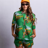 In Clouds Tencel Crop Cabana Shirt