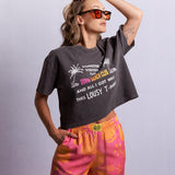 Womens Paradise Tencel Cabana Pant - Pink