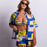 From Vacation Tencel Crop Cabana Shirt