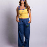 Staple Ribbed Tank - Yellow