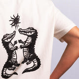 Gator Crop Tee - Antique