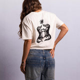 Gator Crop Tee - Antique