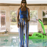 Stripe Beach Pant - Blue