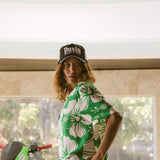 Paradise Crop Buttonup - Green