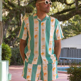 Yin Yang Buttonup - Marine