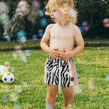 Zebra Disco Swim Short - Boys