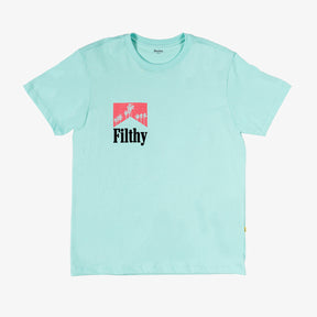 Filthy Palms Tee Teal