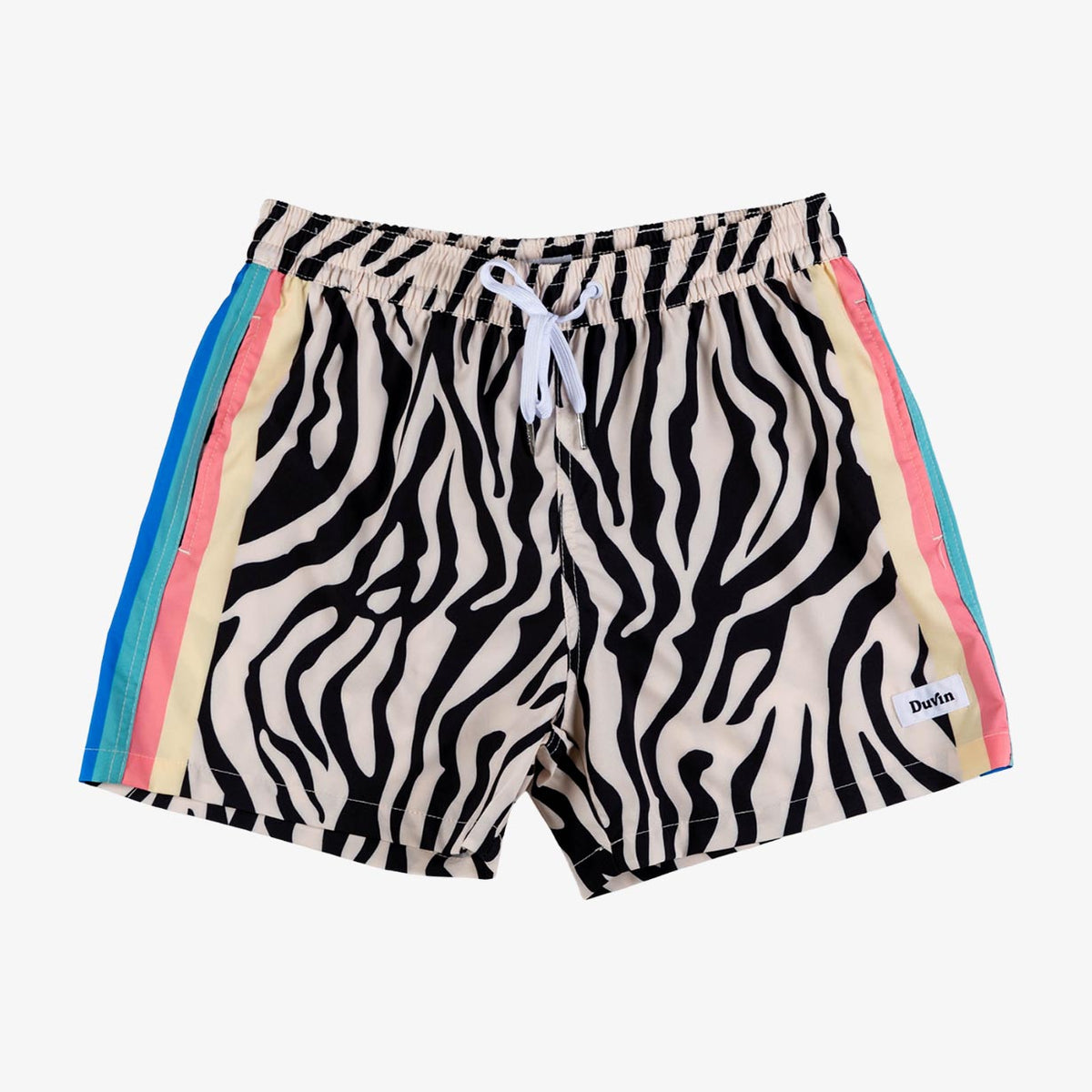 Zebra Disco Swim Short (Brief Liner)